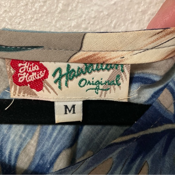 Hilo Hattie Women’s Midi Dress Floral Tropical Hawaiian Vacation Short Sleeve M - Picture 4 of 14